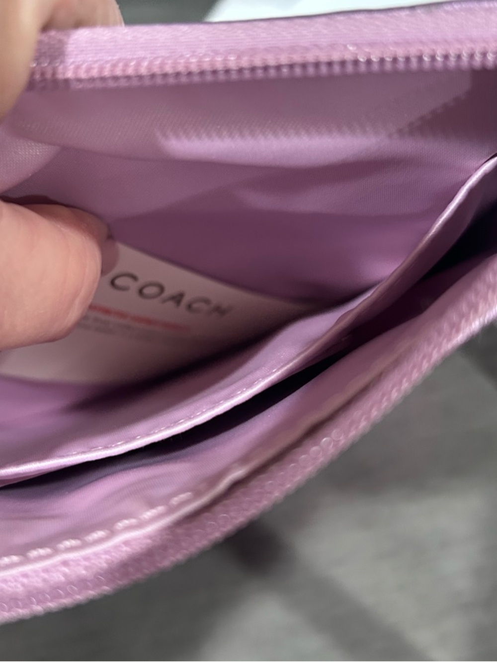 Rare Coach Pink & Purple Leather Crossbody - Picture 7 of 9